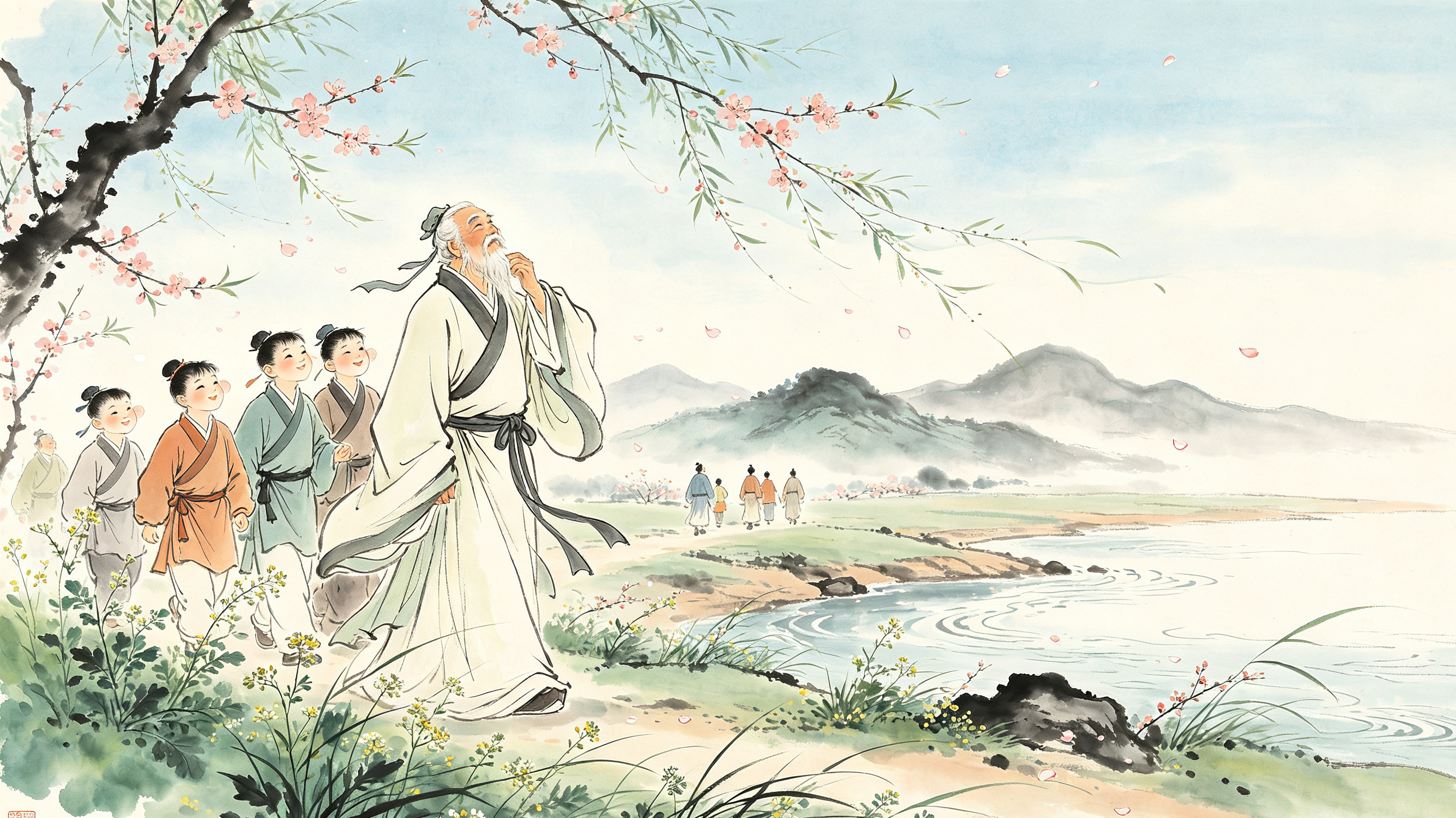去读读那个在暮春里吹风的洒脱老头